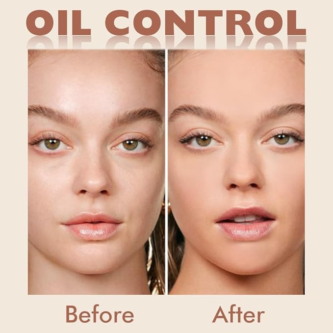 Kaely Oil Control Face Pressed Powder, Perfection Matte Compact Powder, Long Lasting Waterproof Finishing Powder Makeup, polvo compacto de maquillaje, Lightweight, Vegan, 250 Radiant Sand