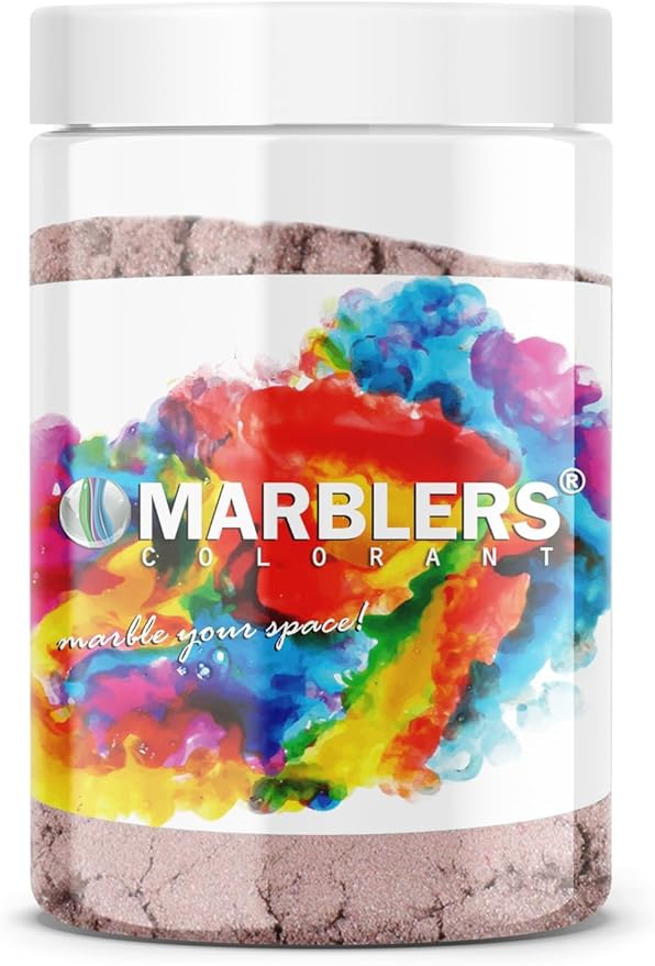 MARBLERS Pink Mica Powder [Dry Rose] 4oz (113g) | Cosmetic Grade | Epoxy Resin Pigment | Dye | Non-Toxic, Vegan, Cruelty-Free | Lip Gloss, Nails, Body Butter, Bath Bomb, Candle & Soap Making