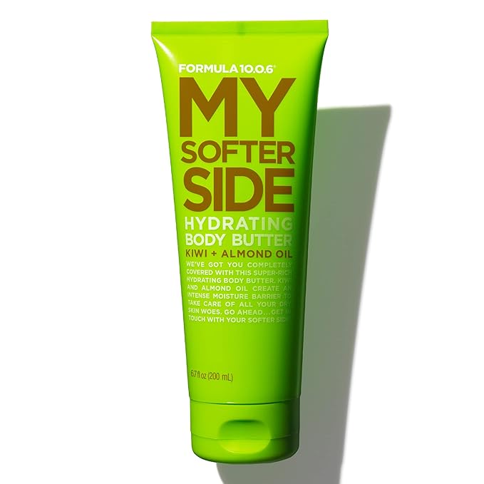 Formula 10.0.6 My Softer Side (6.7 Fl. Oz.) Hydrating Body Butter that Softens & Soothes Dry Skin -Vegan, Paraben-Free, Sulfate-Free & Cruelty-Free