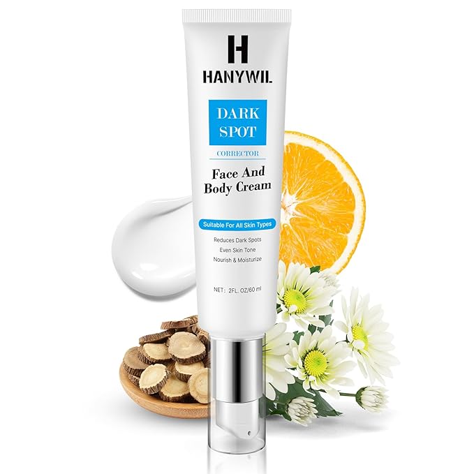 HANYWIL Dark Spot Remover for Face & Body Serum, Rapid Fade Treatment for Sun Spots, Age Spots, Melasma, Dermatologist-Tested Skin Tone Evenser (2.0 Fl Oz)