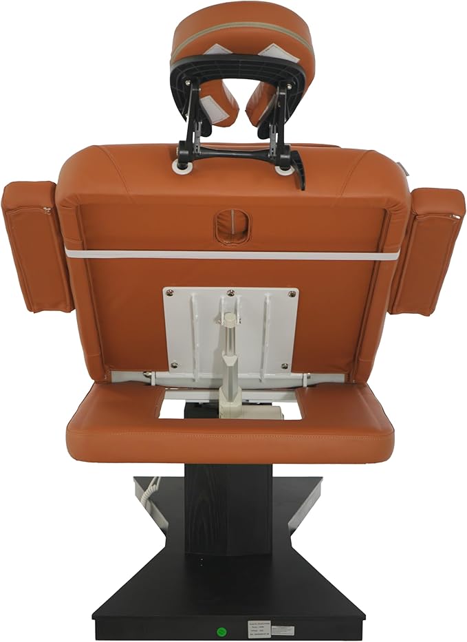 SKINACT Milo 3.0 Motor (with Independent Leg Adjustment) Electric Massage & Facial Bed/Table Camel top and Dark Brown Base