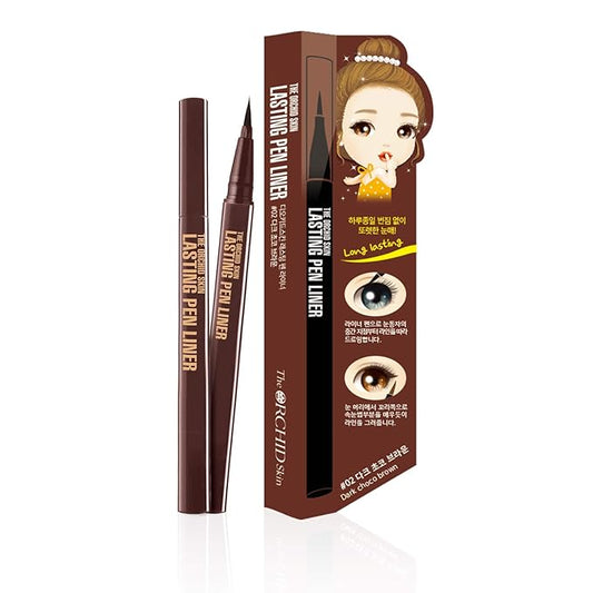 The Orchid Skin DARK CHOCO BROWN PEN LINER for Eye line, Korean Brand 0.1oz
