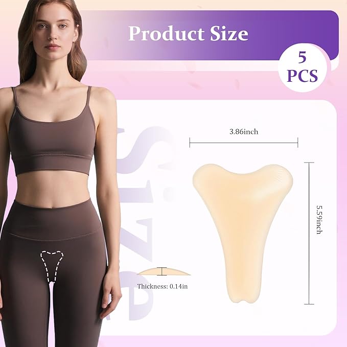 Camel Toe Concealer,Reusable Seamless Camel Toe Underwear,Invisible Frontal Wedgie Cover,Anti Cover Silicone Insert
