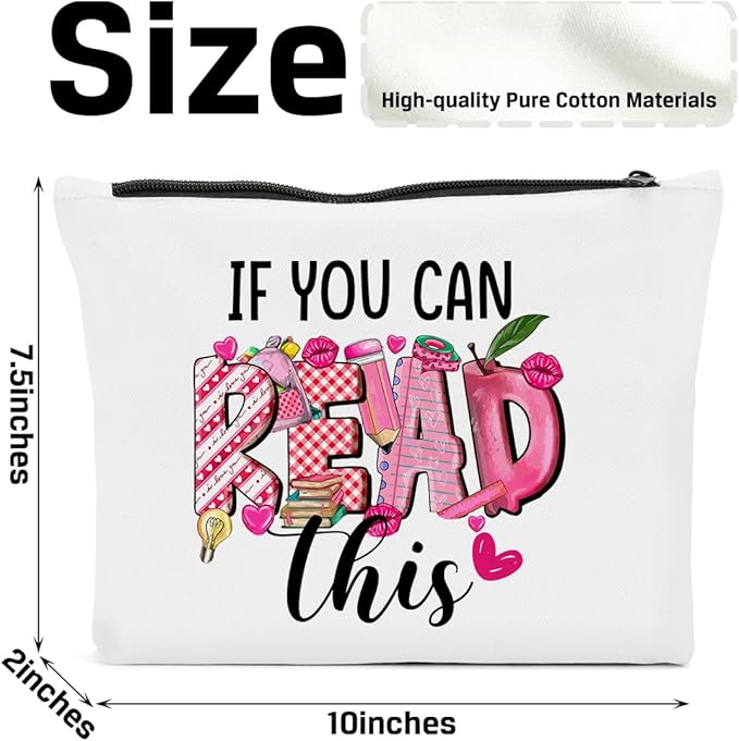 Graduation Gifts for Women, 2024 Graduation Congratulations Gifts Cosmetic Bag, I Am A Grad Makeup Bag, Inspirational Cheer Up Birthday Gifts for Friend Sister