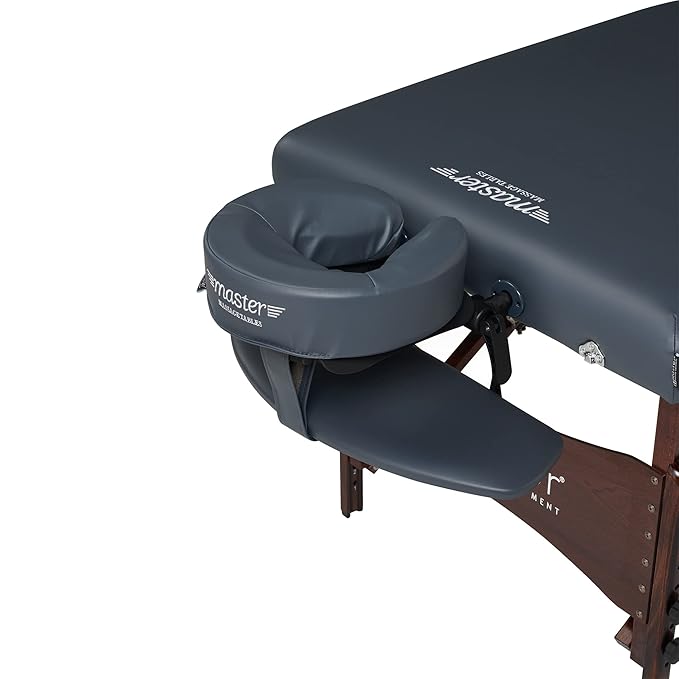 30" Royal Blue Portable Massage Table Master Massage Package with Aurora Multicolor Atmosphere Ambient Lighting System