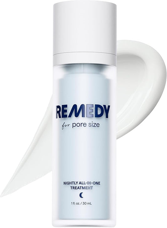 Remedy for Pore Size | Pore Refining Advanced Serum | Large Pore Minimizer with Retinol, BHA Salicylic Acid, Niacinamide | for Texture, Pimples, Blackheads | by Dermatologist Dr. Shah