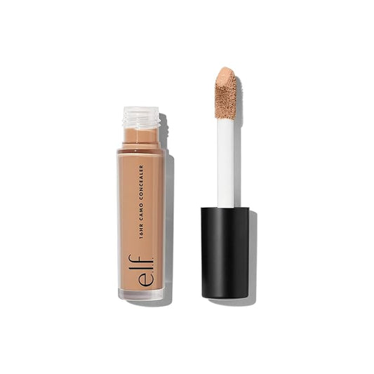 e.l.f. 16HR Camo Concealer, Full-Coverage, Highly-Pigmented Face Concealer With A Matte Finish, Crease-proof, Vegan & Cruelty-Free, Tan Latte