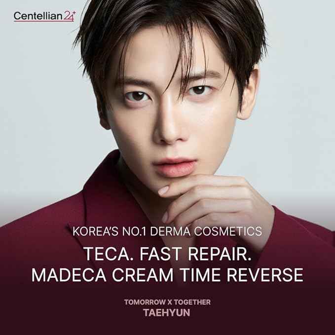 CENTELLIAN 24 Madeca Cream Time Reverse 50ml Signature Edition Set – 2 Creams + 2 Lifting Masks, Cica Anti Aging for Wrinkles, Firming and Centella Asiatica for Sensitive Skin, Korean Skin Care