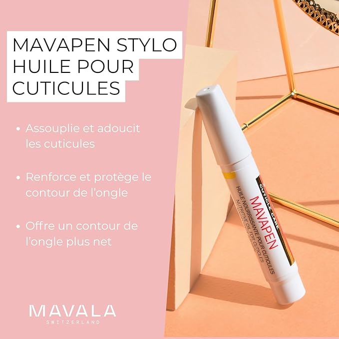 MAVALA Mavapen | Cuticle Repair with Vitamin E | Repairs and Nourishes Dry Cuticles | Maintain Perfect Nail Contour, 0.15oz
