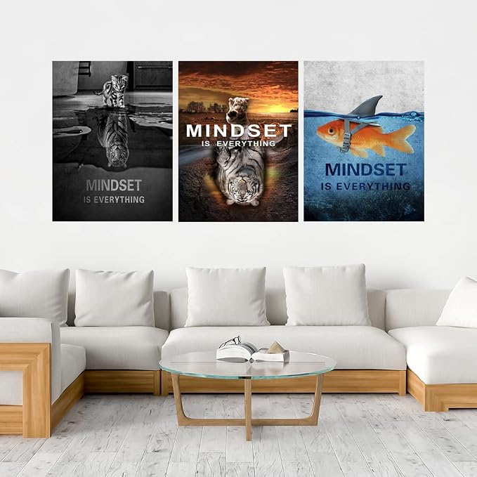 Success Wall Painting Inspirational Wall Art Office Wall Decor Motivational Wall Art Canvas Black Poster Positive Inspirational Framed Artwork Prints Picture for Living Room Office [72''W x 36''H]