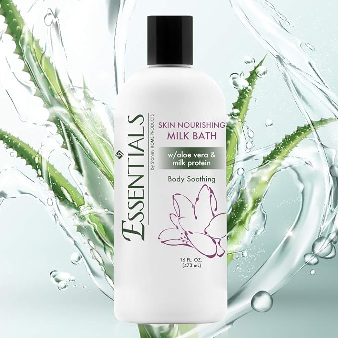 Stanley Home Products Essentials Skin Care Kit - Complete Skincare Set with All-Purpose Cream, Nourishing Milk Bath, Feet TreatMint Foot Lotion and Hand Moisturizer Cream - For Spa & Home