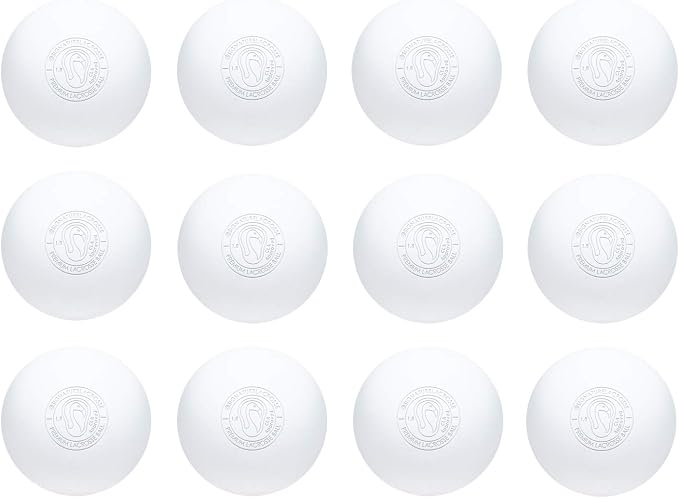 Signature Lacrosse Ball Set - Packs of 2, 4, 8, 12, and 100 - No Chemical Smell Massage Balls, Myofascial Release Tools, Back Roller, Muscle Knot Remover