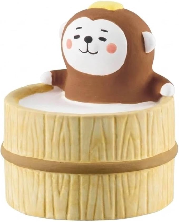 Passive Stone Diffuser, Cute Animal Series Aromatherapy Oil Diffuser for Tabletop Decor (1, Leisurely Monkey)