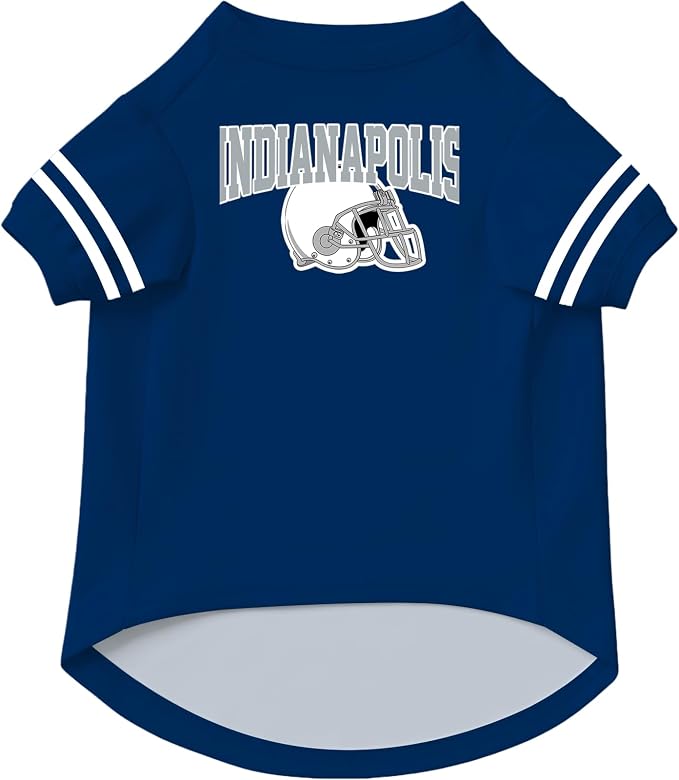 Indianapolis Dog Clothes Personalized Pet Jersey T-Shirt Custom Name Number