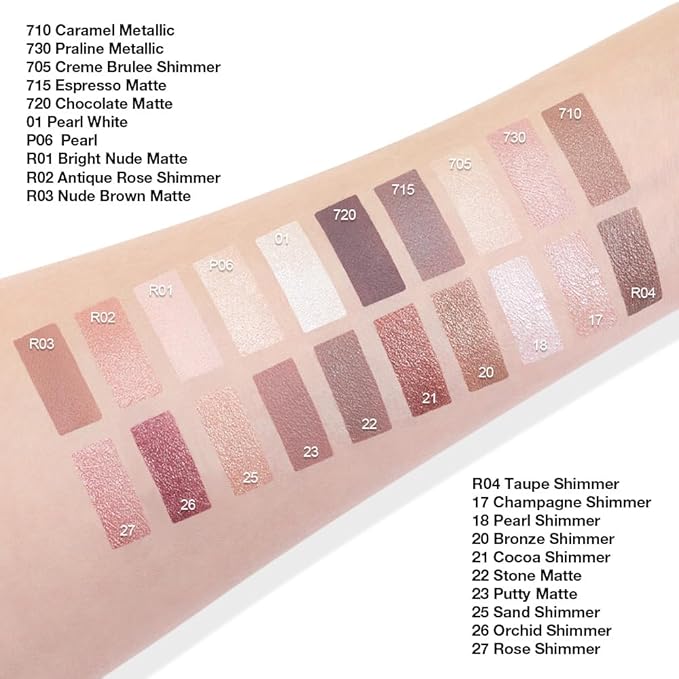 Kaely Single Cream Eyeshadow Pot, Putty Matte Eye Shadow for Older Women High Pigmented Waterproof, Natural Eyeshadow Palette Makeup Brightener, sombras en crema para ojos, Blendable, 23