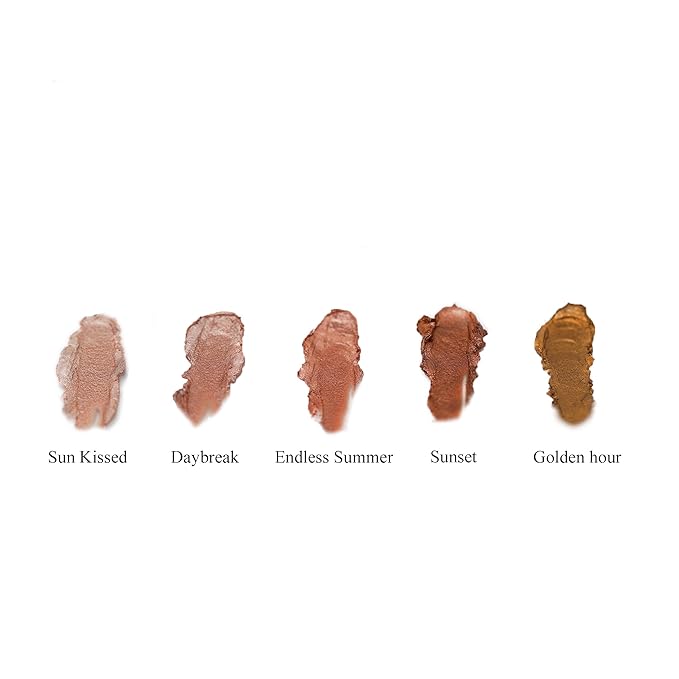 RCMA Makeup Summer Lights Illuminating Balm – Buildable Highlight for Face, Eyes & Body – Lightweight Texture – Sheer Radiance for All Skin Tones – Vegan & Cruelty-Free (0.5 oz) (GOLDEN HOUR)