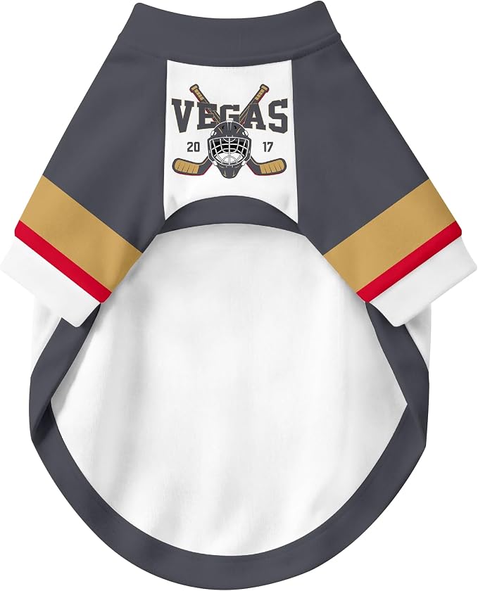 Vegas Dog Clothes Personalized Pet T Shirt for Dogs Gift | Custom Name Number Jersey Style Pet Shirt for Dog