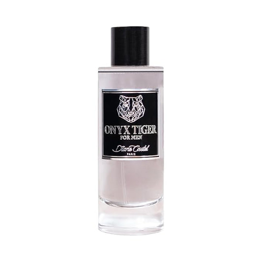 Diane Castel Onyx Tiger - Citrus Woody Fragrance - Cologne for Men - Mens Cologne - Opening Notes of Lavender, Pear, Sage, and Bergamot - 3.3 oz