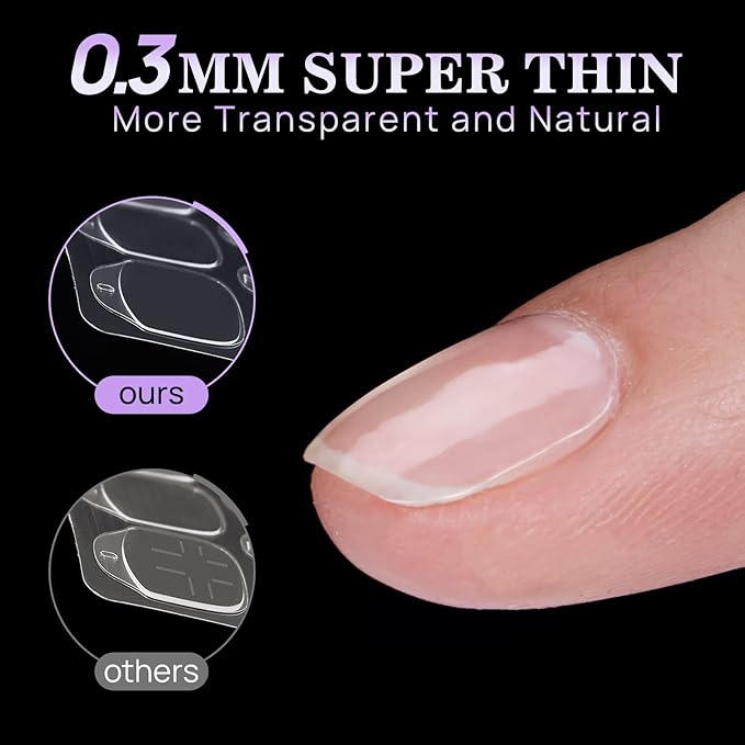 BTArtbox Adhesive Tabs for Press On Nails - 20 Sheets, 15 Sizes, Ultra Thin & Waterproof Stickers for Fake Nails, 600PCS Double Sided Jelly Sticky Tabs for Manicure