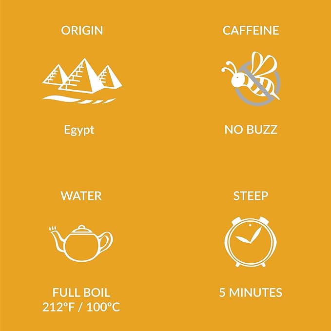 Two Leaves and a Bud Organic Chamomile Tea Bags, Naturally Caffeine Free, Whole Leaf Herbal Chamomile Tea in Pyramid Sachets, 15 Count (Pack of 6)