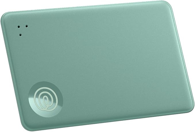 Life360 Tile Slim - Wallet Finder, Bluetooth Tracker and Item Locator for Luggage Tags, Passports and More. Both iOS and Android Compatible. Phone Finder. 1-Pack (Seaglass)