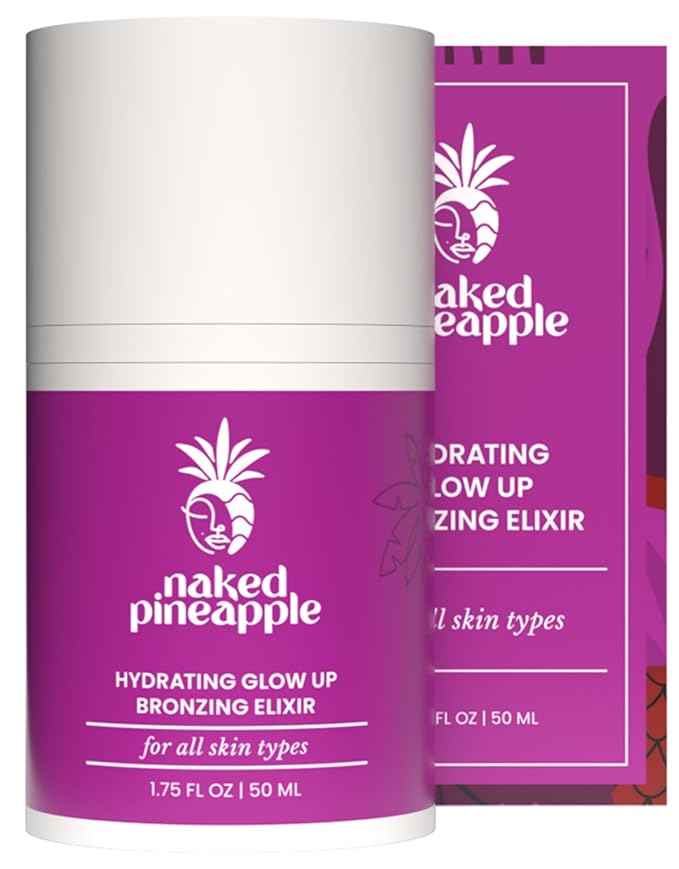 Hydrating Glow Up Bronzing Elixir - Enhances Complexion & Glow, Promotes Smooth Skin, Hydration & Moisture Lock - Makeup Primer, 1oz