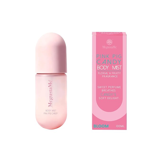 4D Pink Candy Body Spray for Women, Long Lasting Sweet Candy Fragrance Mist, Paraben & Phthalate Free, Lightweight Non-Sticky Daily Perfume, Skin Safe Girly Body Scent, Travel Size 3.38 fl oz