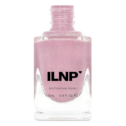 ILNP Sweet Pea - Seashell Pink Holographic Sheer Jelly Nail Polish