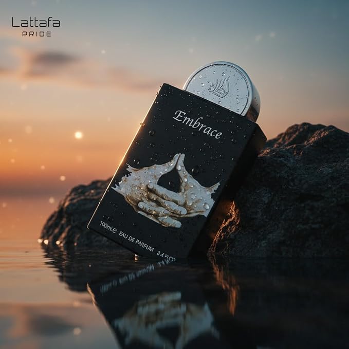 Lattafa Pride Embrace Eau de Parfum Spray for Unisex, 3.4 Ounce