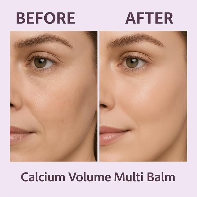 Lanthome Calcium Multi Balm,Calcium Volume Multi Balm,Wrinkle Core Stick,Collagen Moisturing Stick,Anti-aging, Hydrating, Firming Skin,Suitable for Eyes, Neck, Face-6g 2Pcs