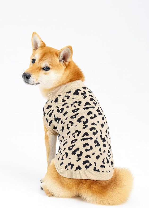 Everything Chic Luxury Dog Sweater – Soft Knit Designer Pet Outfit for Small Dogs & Puppies, XS–L, Stylish Warm Clothing for Yorkies, Chihuahuas, Dachshunds, Maltese, French Bulldog