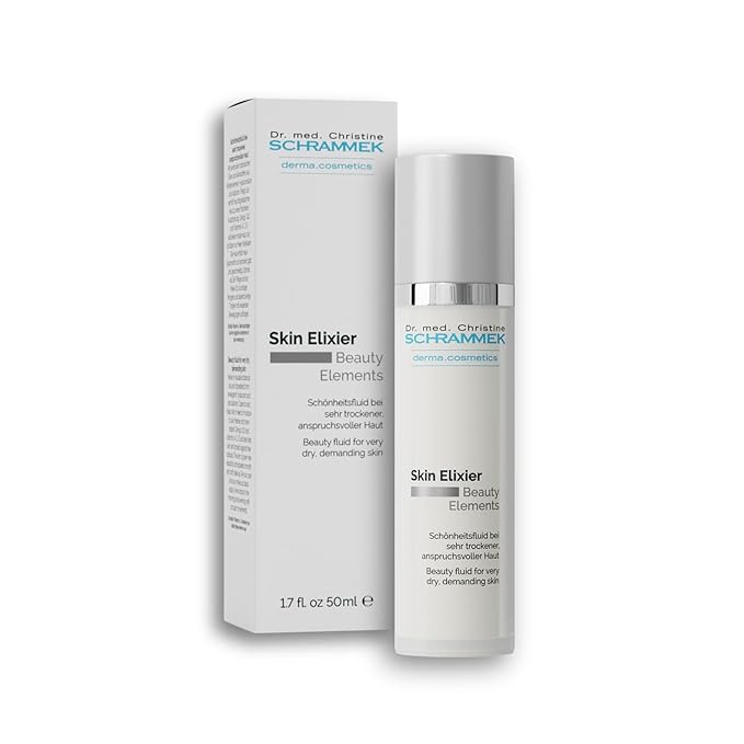 Skin Elixier (1.7 fl oz) - Beauty Fluid for very Dry & Demanding Skin - Cell Renewal & Wrinkle Reduction - Vitamin C Face Serum - Face Moisturizer - Skin Care - Dr. Schrammek
