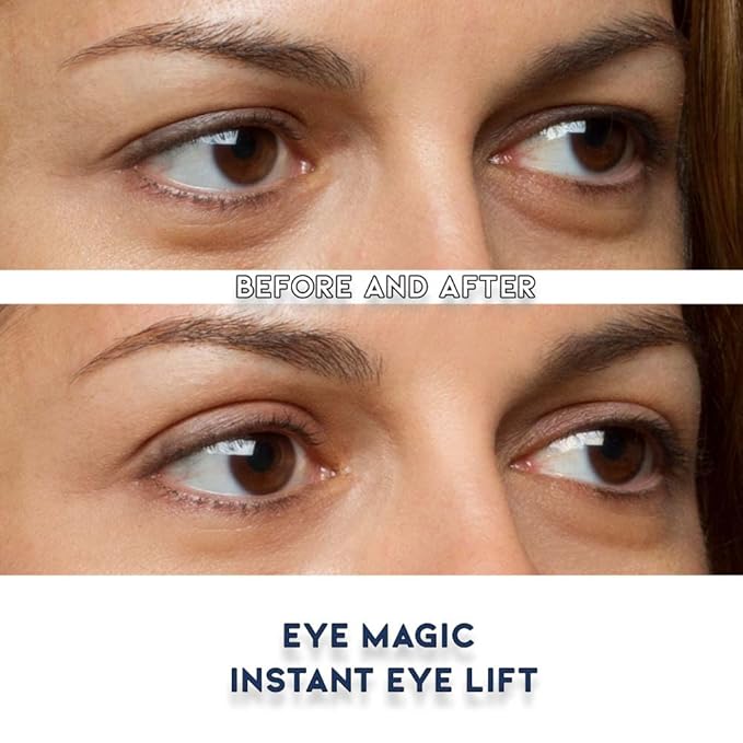 Eye Magic Premium Eye Lift Combo Pack - Med+Large Size, 128 Count, Strips Only, 2 Sizes Combo Pack, Best Value, Made in USA