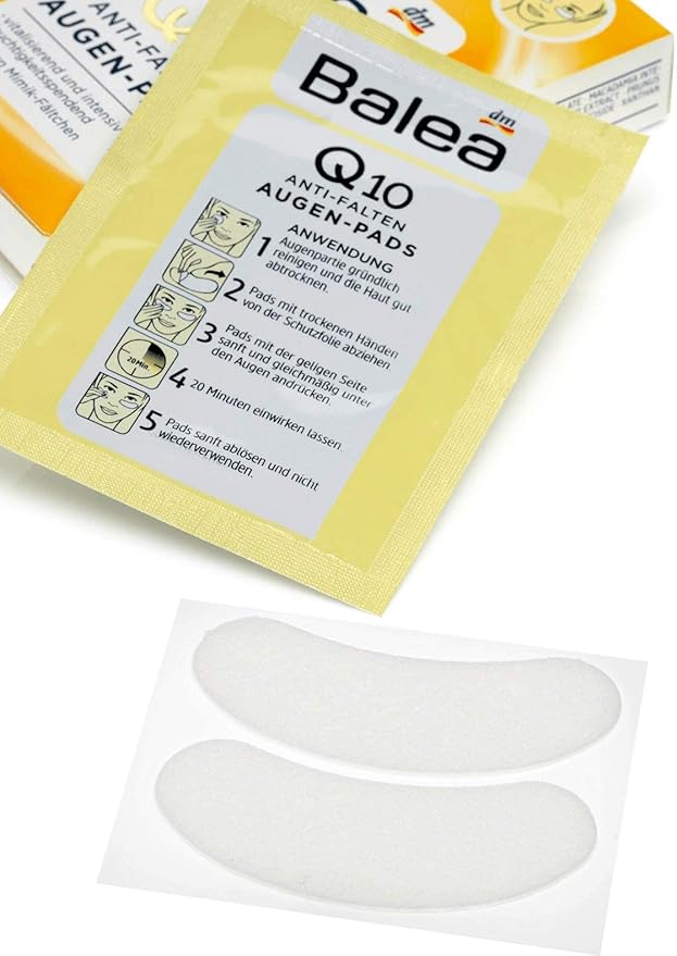 Balea Q10 Anti Wrinkle Eye Pads, 12 pcs