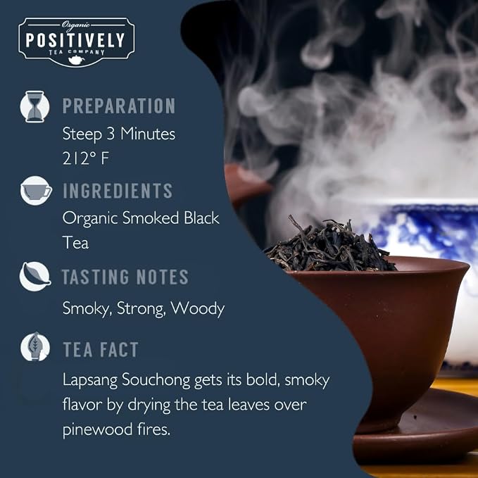 Organic Positively Tea Company, Chinese Tea Sampler, Loose Leaf, 4 Ounce, 3 Pack
