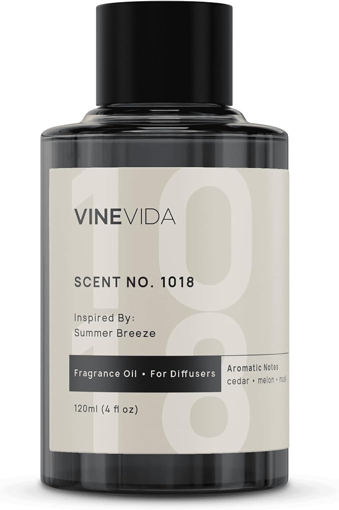 VINEVIDA (4oz) Hotel Fragrance Diffuser Oil - Hotel Scents Diffusers for Home - Cold Air Diffuser Oil - Hotel Scent Essential Oil - Scent No.1018 Inspired by Ritz Carlton Hotel