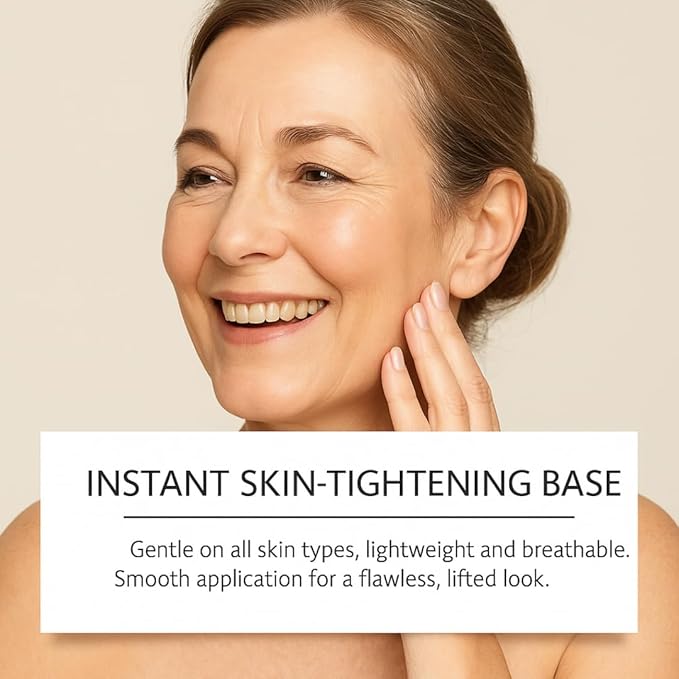 Instant Eye Firm & Face Tightening Primer – Advanced Eye Tightener Serum for Under-Eye Bags, Wrinkles & Fine Lines | With Double brush – 1 oz / 30ml