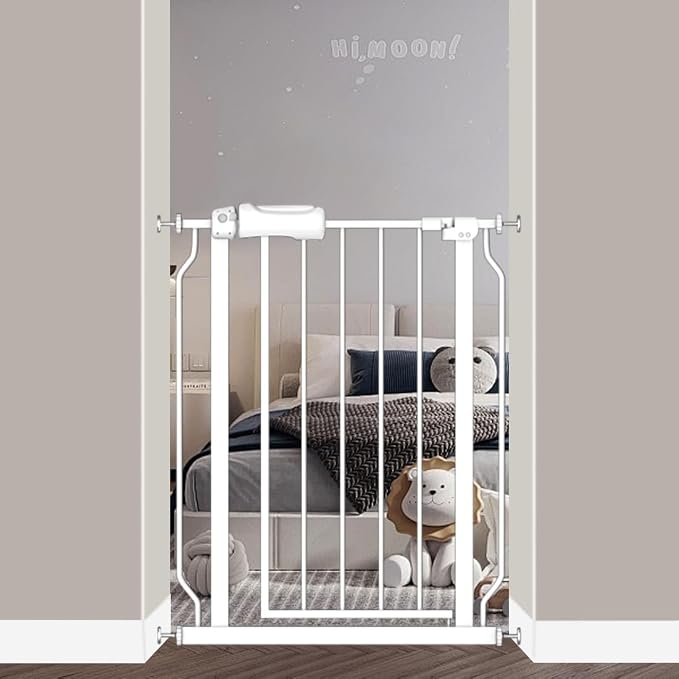 Fairy Baby 27 Inch to 29 Inch Wide Narrow Baby Gates for Small Doorways