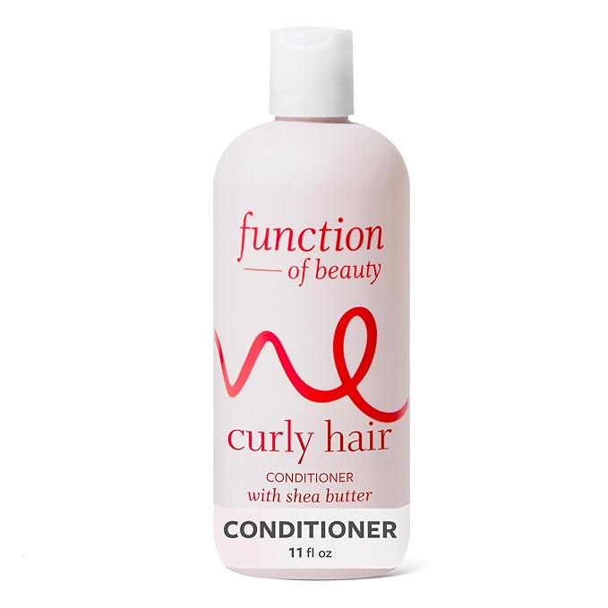 Function of Beauty Curly Hair Conditioner - Sulfate-Free Conditioner for Natural Curls & Bounce - Curl Defining, Hydrating & Moisturizing with Shea Butter - Dry & Dull Hair Care Products