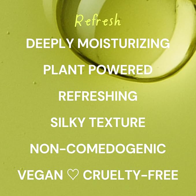 Refresh Omega Glow Facial Massage Oil - PM, 10ml. — Organic Flax Seed Oil, Avocado Oil, Aloe Extract for Lightweight Hydration and Skin Balance.