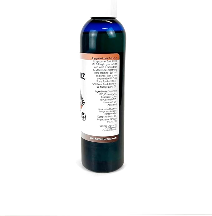 AyurBest Oral Klenz Clove/Oil Pulling, USDA Certified Organic, 8 fl oz