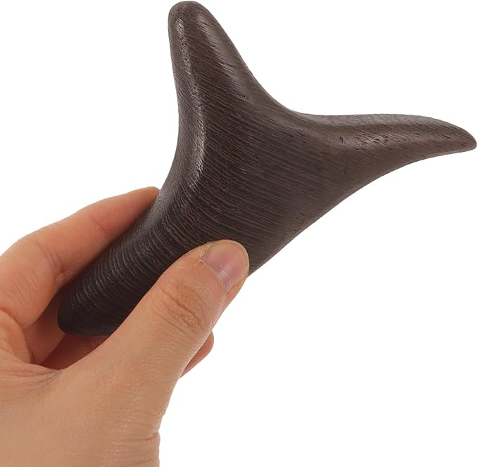 Ipetboom Portable Wood Foot Massage Stick Compact Wenge Material for Traveling and Daily Use Foot Arch Massager Tool for Effective Reflexology and Relief