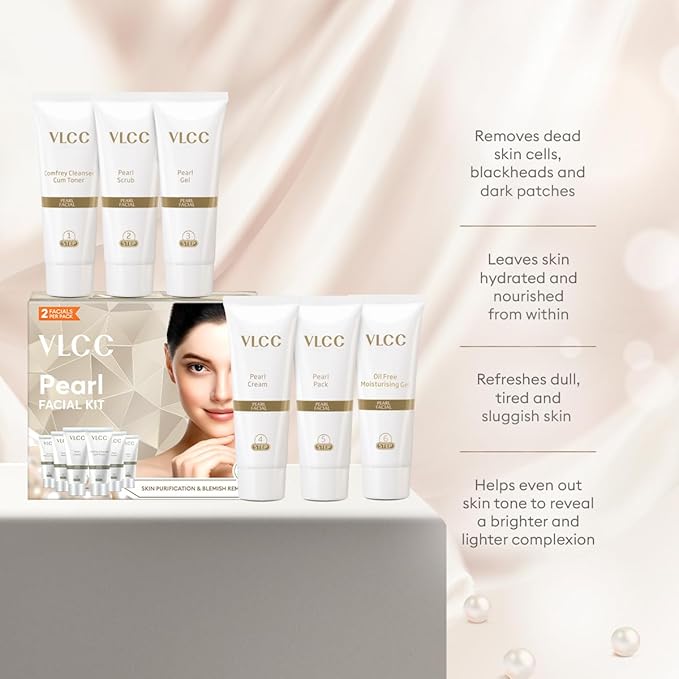 VLCC Natural Sciences Pearl Facial Kit | 60 Gram (2.11 Ounce)