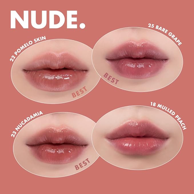 rom&nd Juicy Lasting Tint #12 Cherry Bomb - K-Beauty Vibrant Red Lip Stain for Pure, Glossy, Long-Lasting Hydration & Effortless Natural Radiance