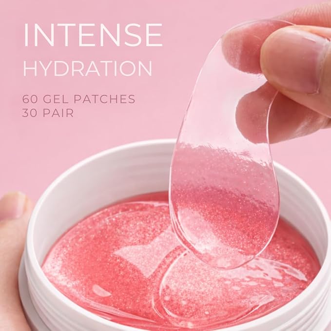Under Eye Patches for Dark Circles & Puffiness – Collagen, Caffeine & Niacinamide Eye Masks – Hydrating Depuffing Anti-Aging Under Eye Patches for Bags & Fine Lines- 60 ct.
