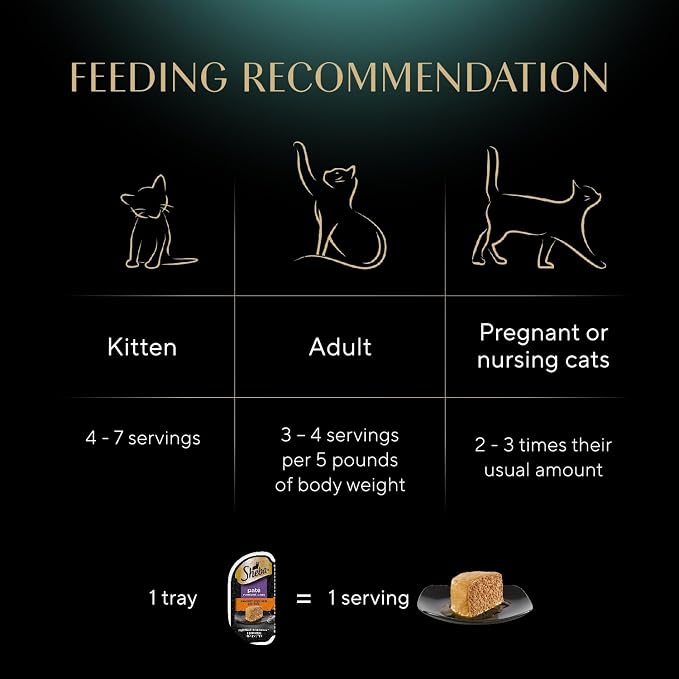 Sheba Perfect Portions Wet Cat Food Pate Savory Chicken Entree,2.6 oz. Twin-Pack Trays,Cat Food Wet Recipe (,48 Servings),24 Count (Pack of 2)