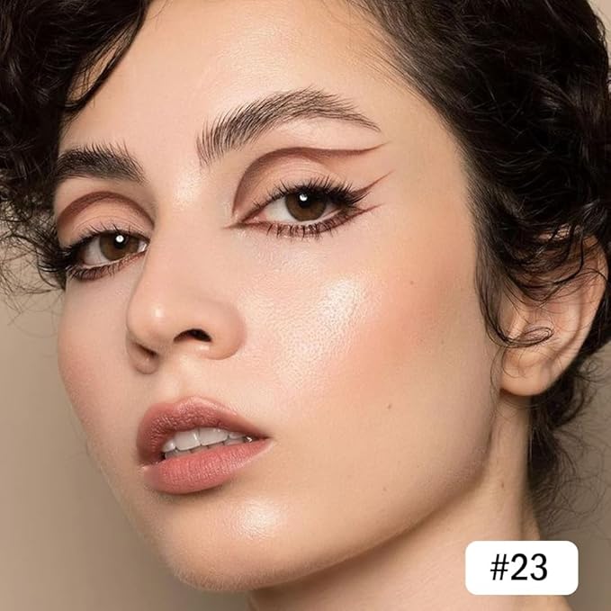 evpct Brown Eyeliner Pencils for Eyes, Dark Coffee Mocha Brown Colored Eye Liner Pencil Pen Makeup Waterproof Smudge Proof, Colored Gel Waterline Eyeliner Liquid, Face Eye Paint Stick Halloween Makeup