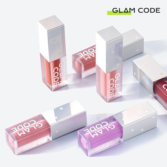 GLAM CODE Liquid Blush for Cheeks Duo - Hydrating Cream Blush for Daily, Blendable & Buildable Cheek Tint for Sensitive Skin, Lightweight, Skincare Infused Dewy Cheek Finish for All Skin Types - #06