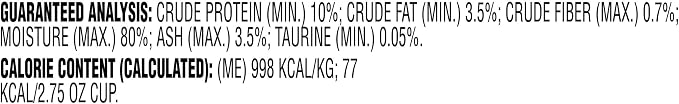 Meow Mix Paté in Gravy, Wet Cat Food with Real Chicken & Tuna, 12 Cups