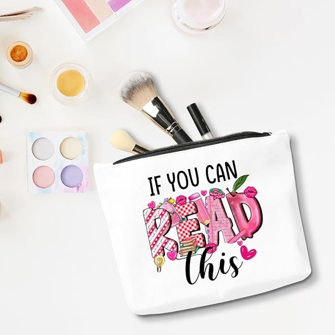 Graduation Gifts for Women, 2024 Graduation Congratulations Gifts Cosmetic Bag, I Am A Grad Makeup Bag, Inspirational Cheer Up Birthday Gifts for Friend Sister